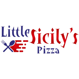 Little sicily's pizza logo.